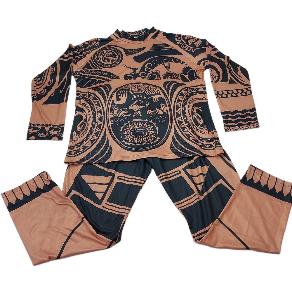 Adult XXL Disney Moanna Maui costume pants and top
